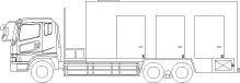 大型 特殊防音電源車